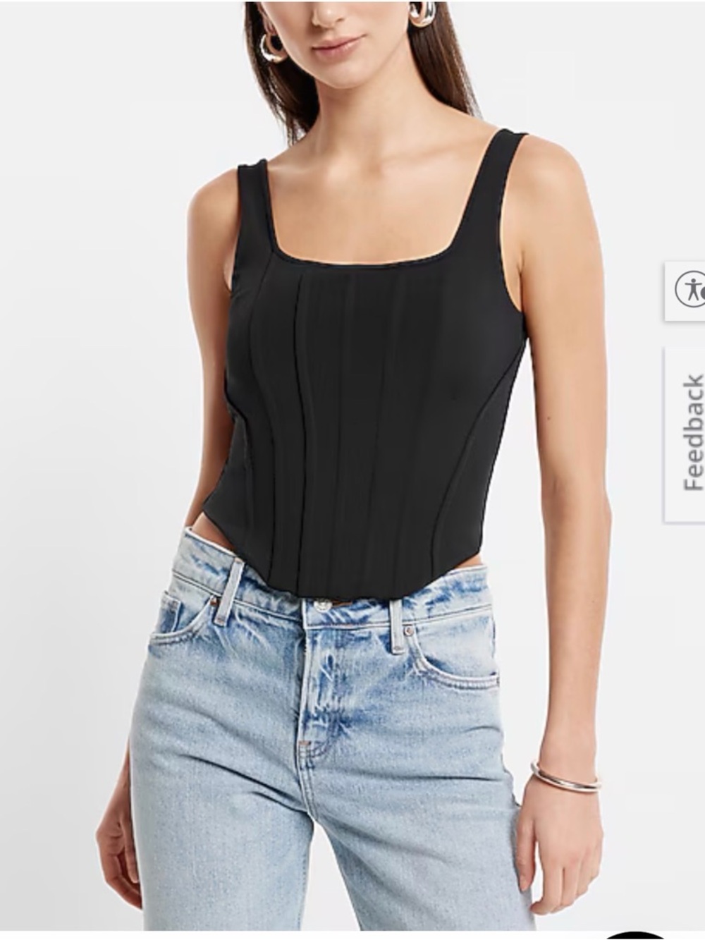 Body Contour High Compression Corset Cropped Tank